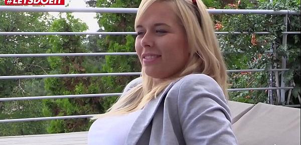  Czech Blonde Babe (Nikky Dream) screaming from intense orgasm